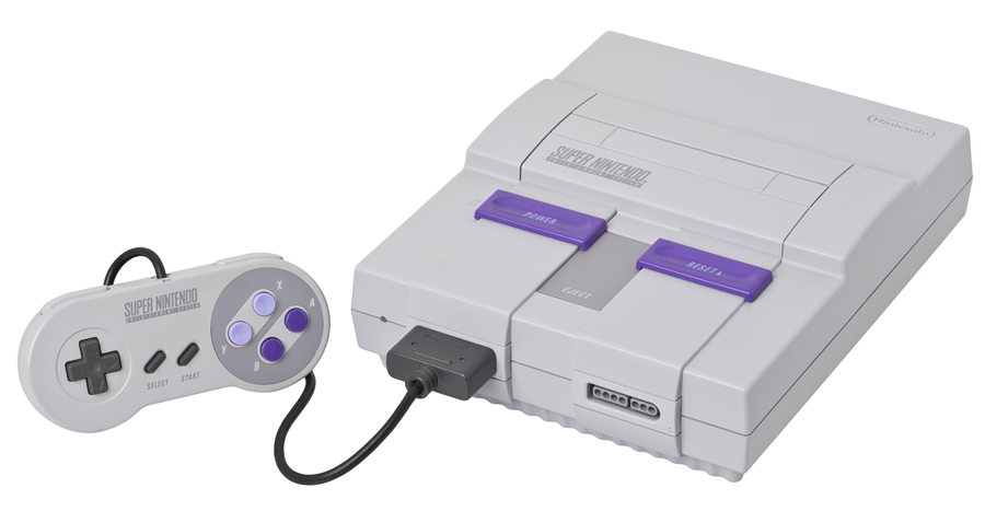 Super Nintendo console set